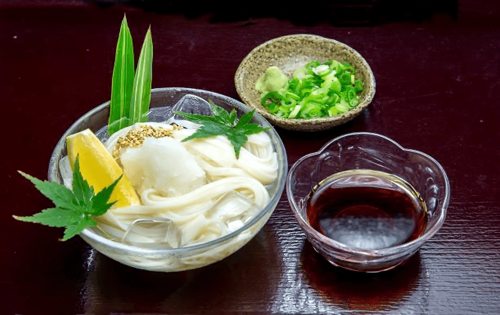 九州ちくごうどんと濃縮だし(温麺用、ザル用)セット